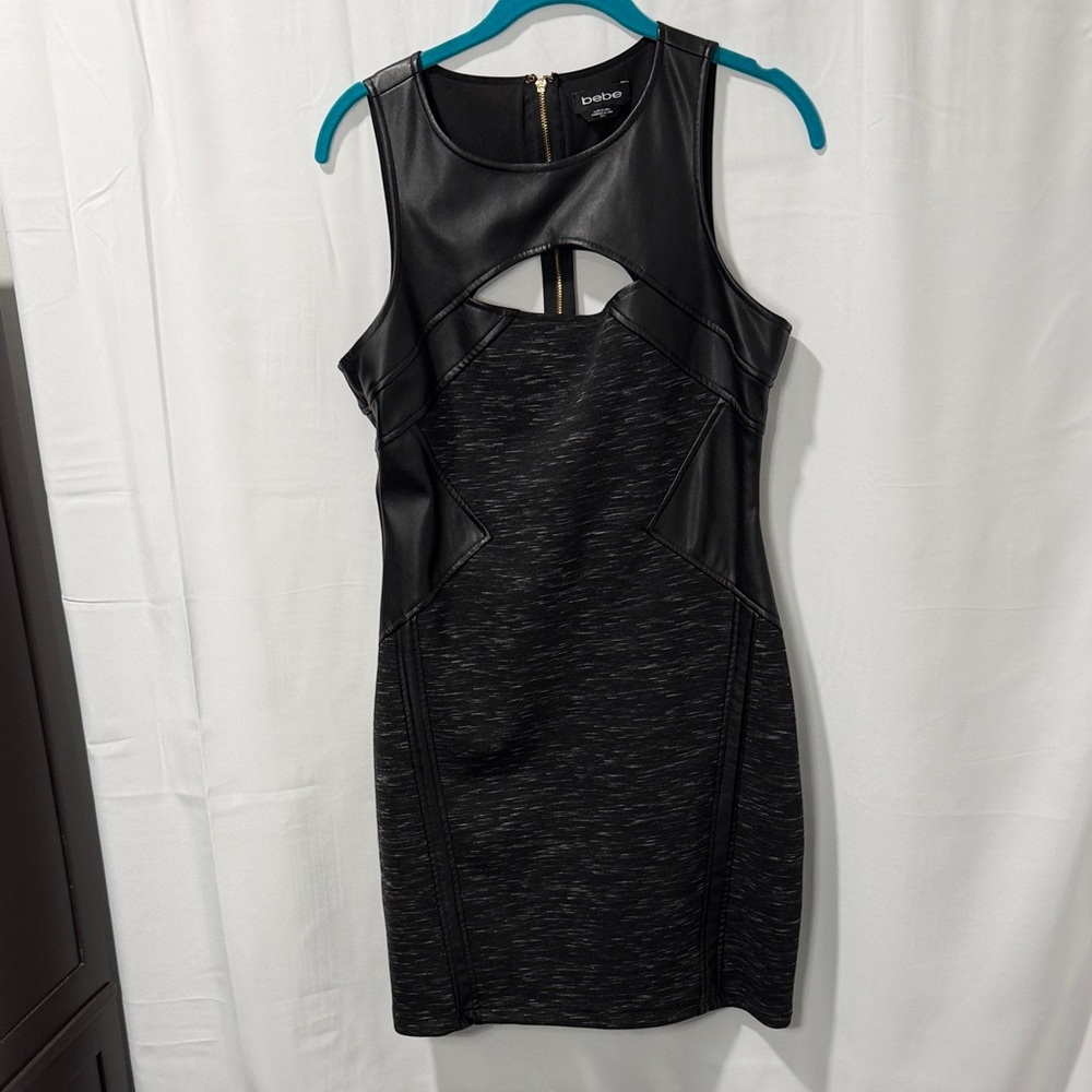 bebe Black Backless Dress